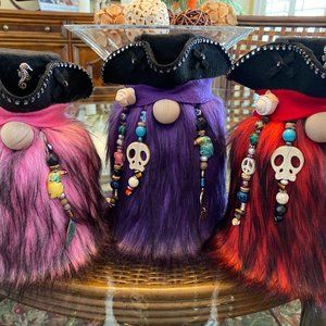 Gaspar-illa Krewe Pirate Gnomes! Bedazzled and Fun. Accents for home